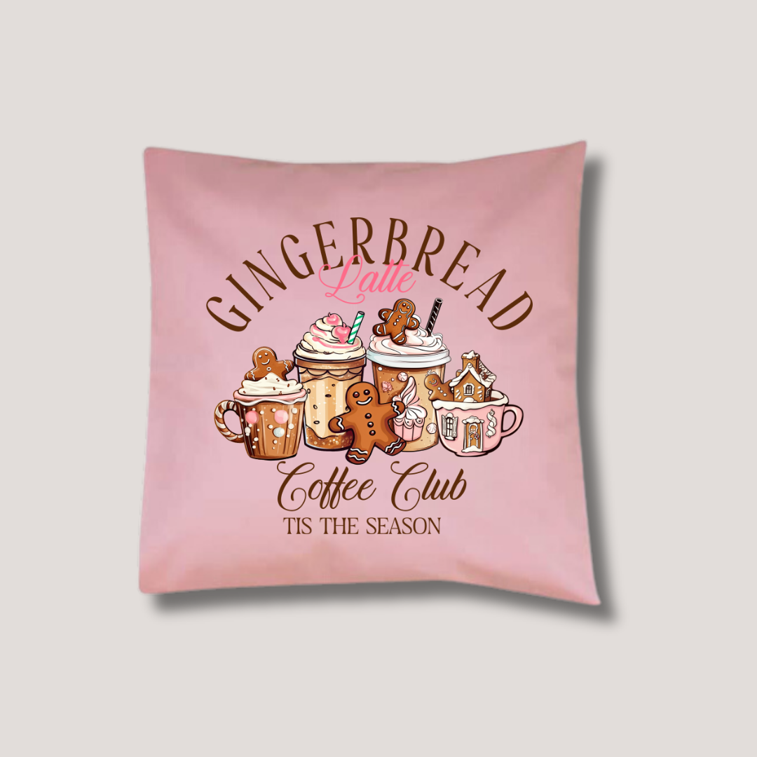 Gingerbread Coffee Latte Kissenhülle