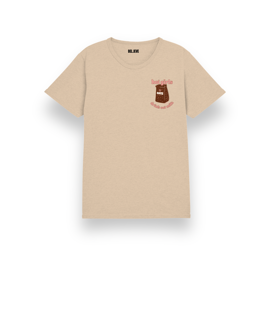 Hot girls drink oat milk unisex shirt