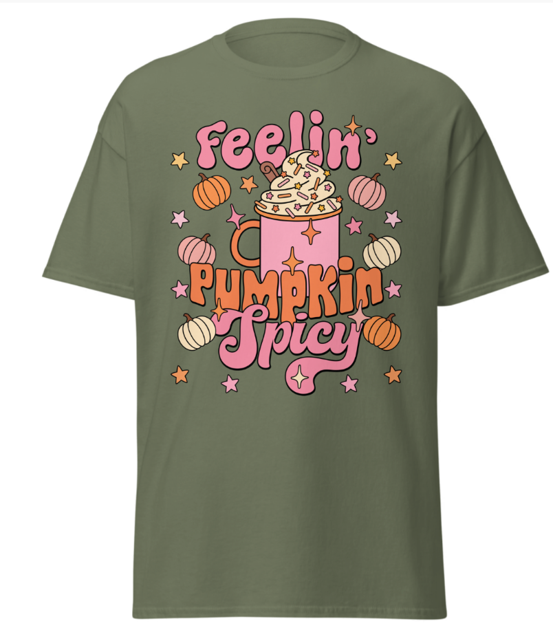 Feelin Pumpkin Spicy Unisex Shirt