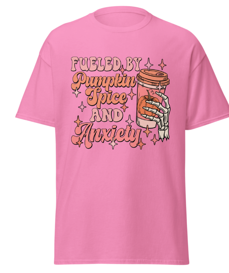 Pumpkin Spice & Anxiety Unisex Shirt