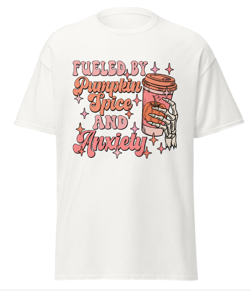 Pumpkin Spice & Anxiety Unisex Shirt