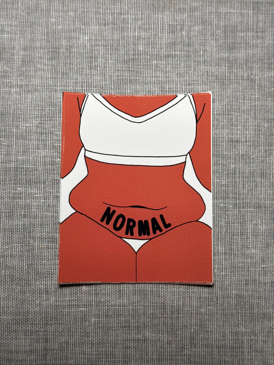 Normal White Body Sticker
