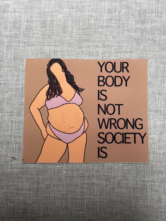 Big Belly Goddess Sticker