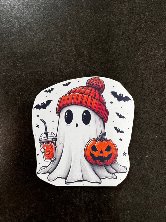 PSL GHOST HALLOWEEN STICKER