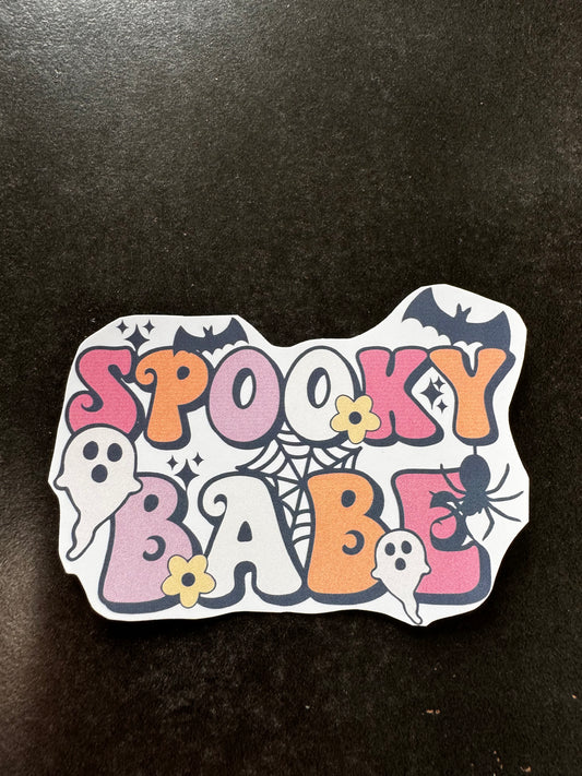 SPOOKY BABE HALLOWEEN STICKER
