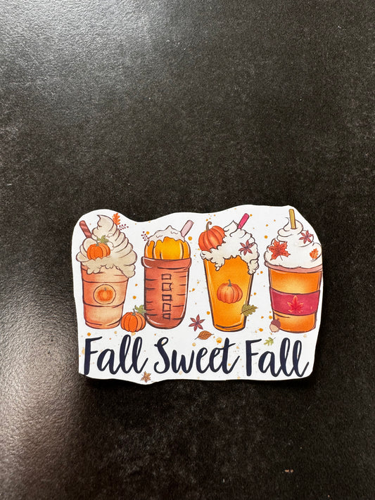 FALL SWEET FALL HALLOWEEN STICKER