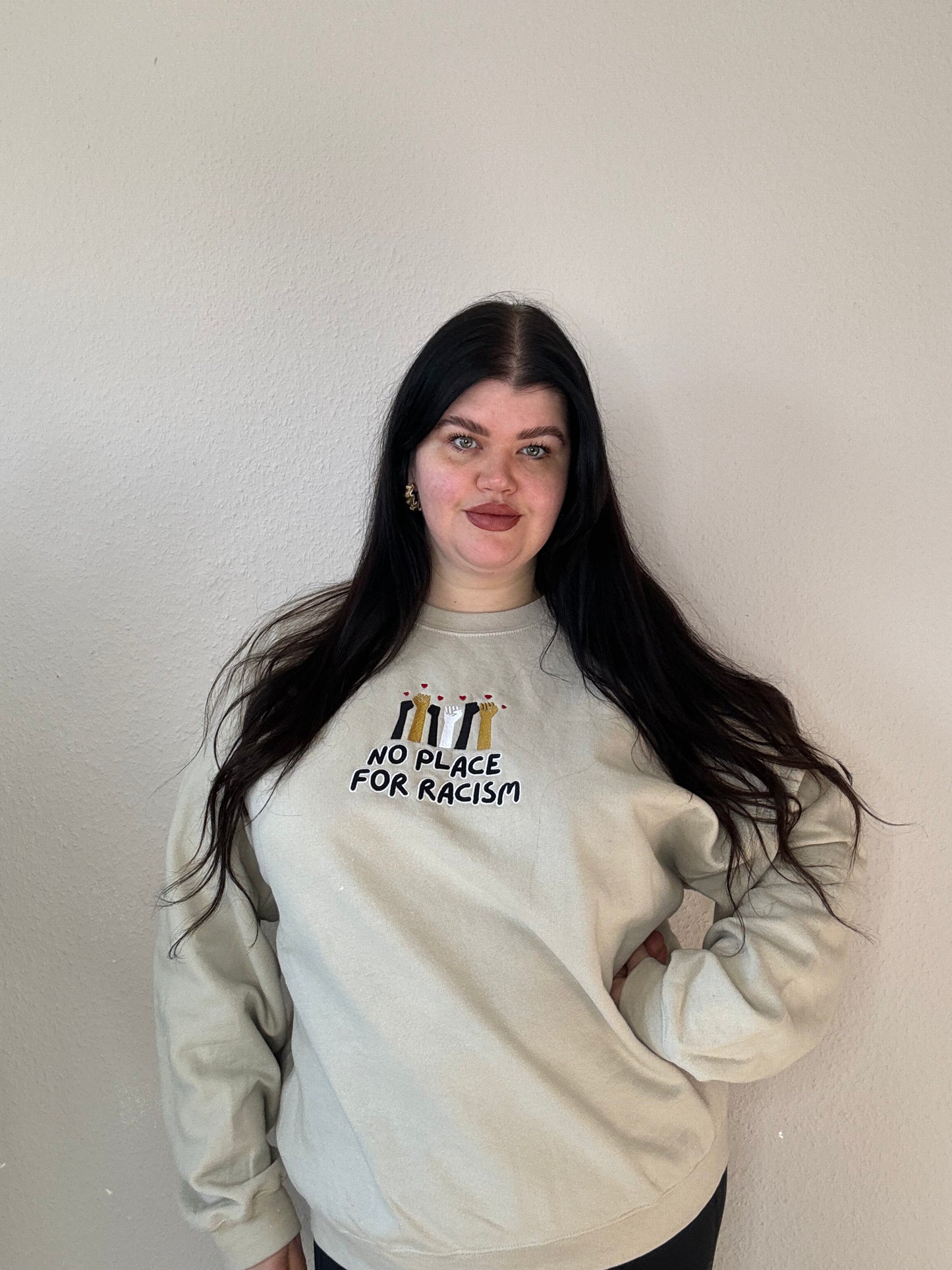 No Place for Racism Unisex Sweatshirt