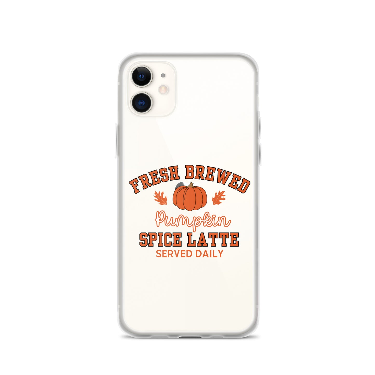 Fresh Brewed PSL Clear Case for iPhone®