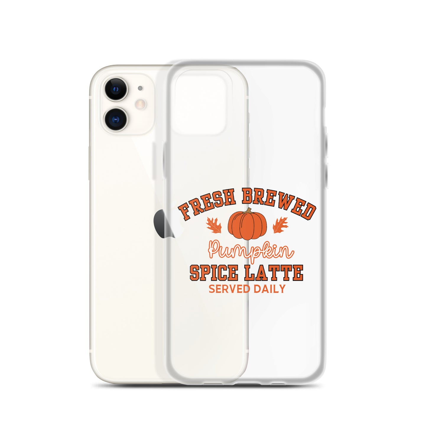 Fresh Brewed PSL Clear Case for iPhone®