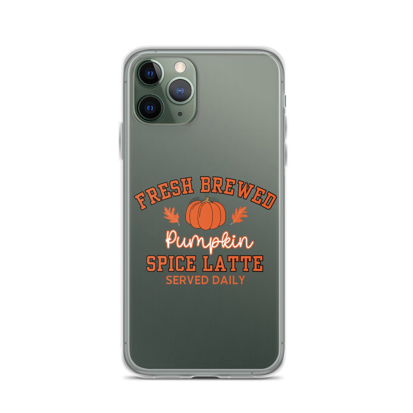 Fresh Brewed PSL Clear Case for iPhone®