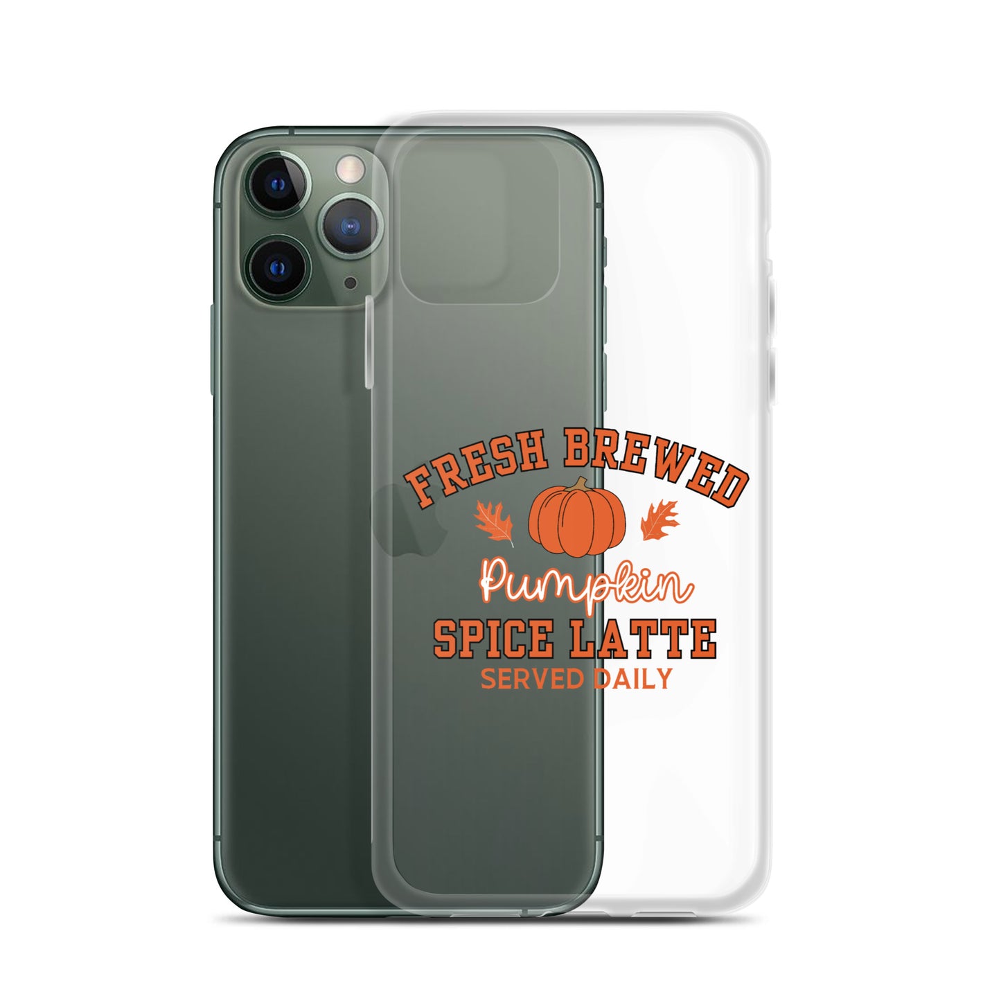 Fresh Brewed PSL Clear Case for iPhone®