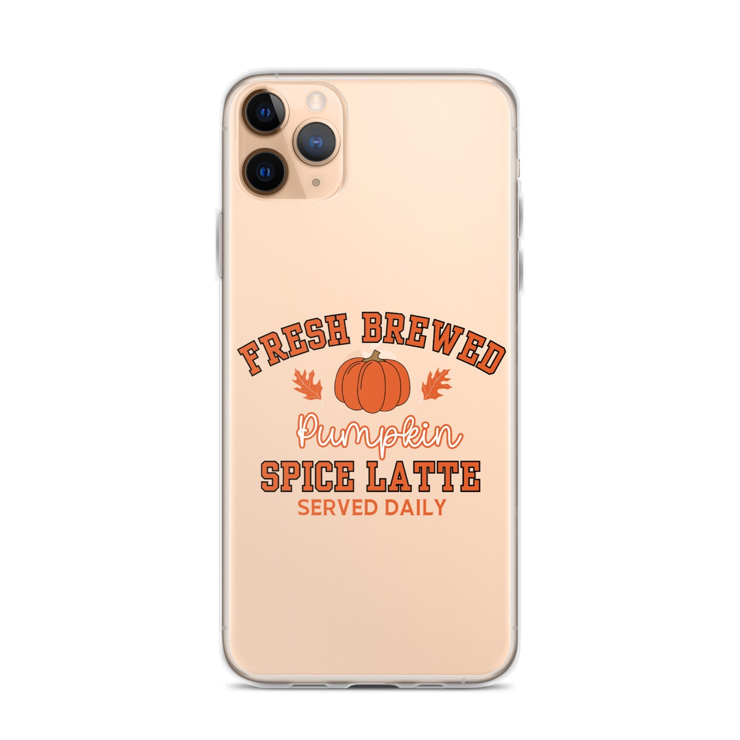 Fresh Brewed PSL Clear Case for iPhone®