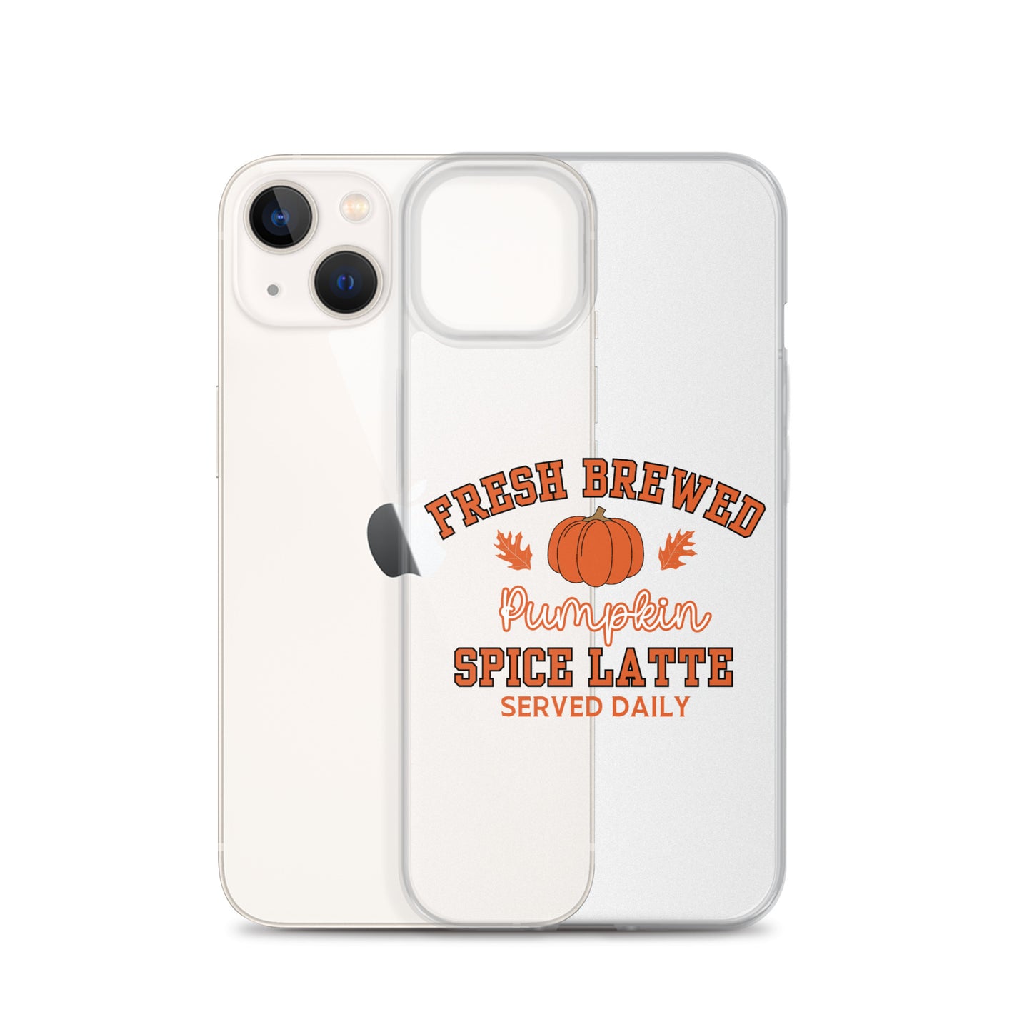 Fresh Brewed PSL Clear Case for iPhone®