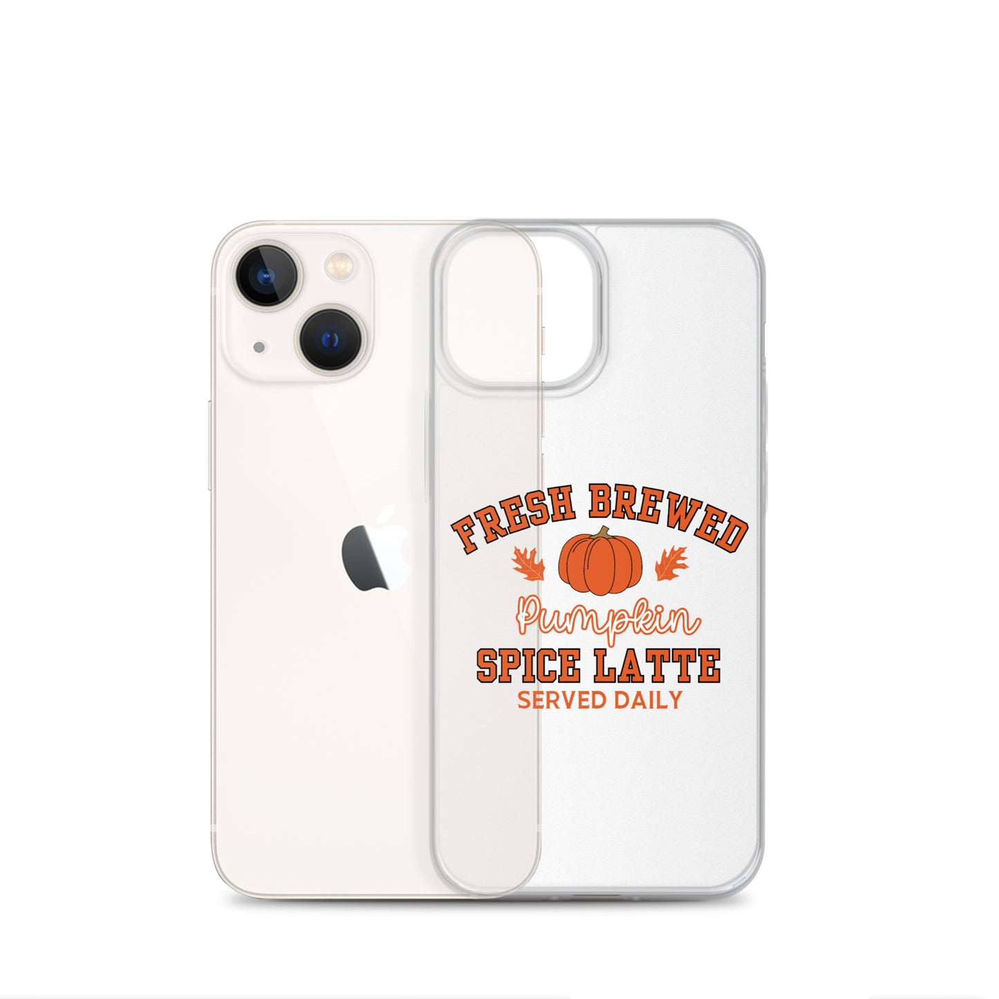 Fresh Brewed PSL Clear Case for iPhone®