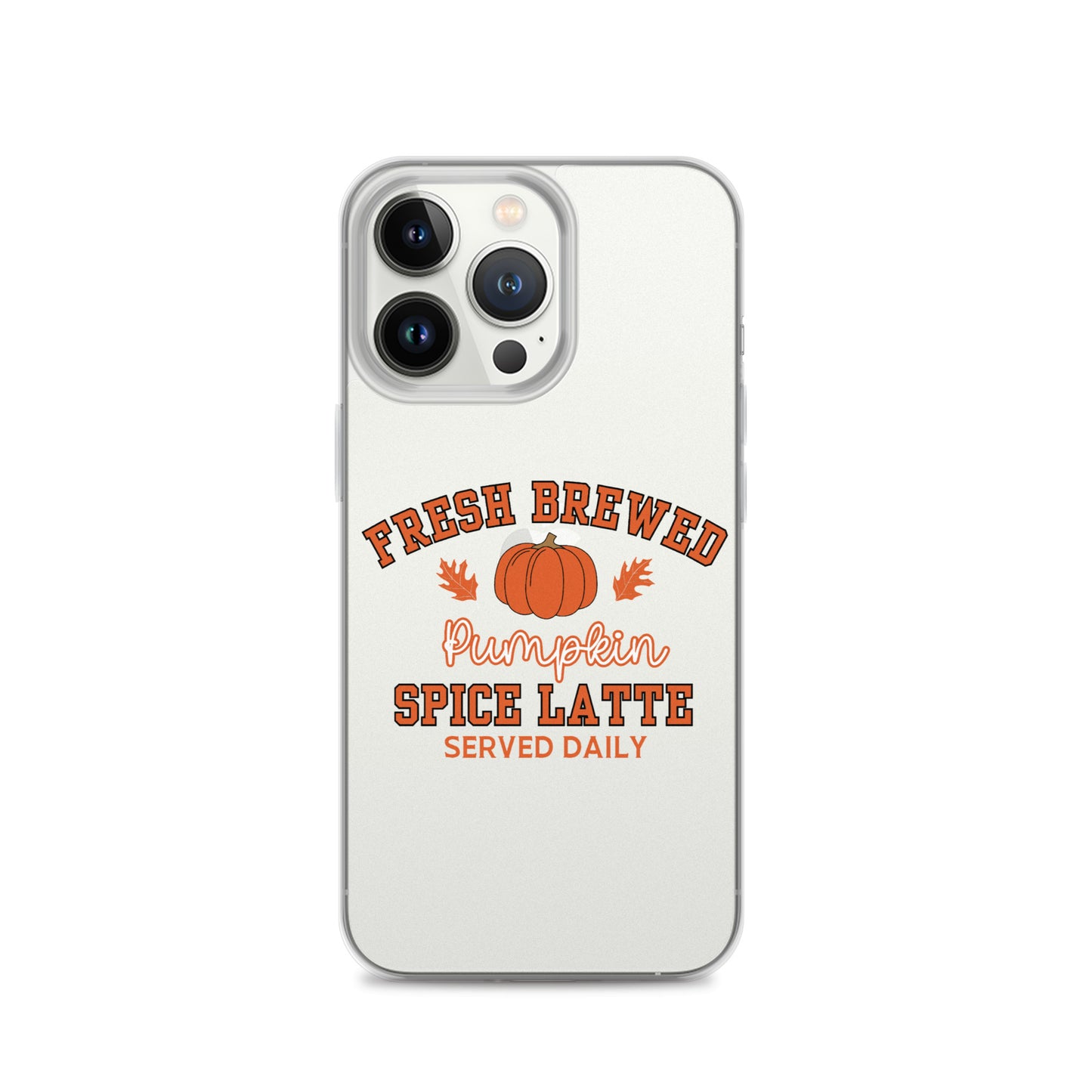 Fresh Brewed PSL Clear Case for iPhone®