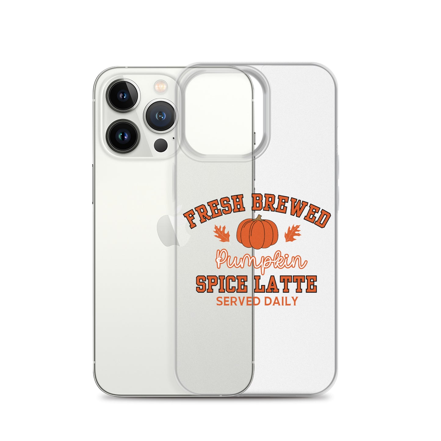 Fresh Brewed PSL Clear Case for iPhone®