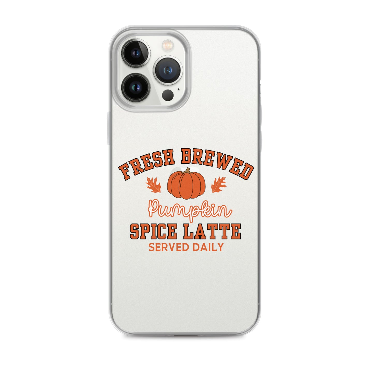 Fresh Brewed PSL Clear Case for iPhone®