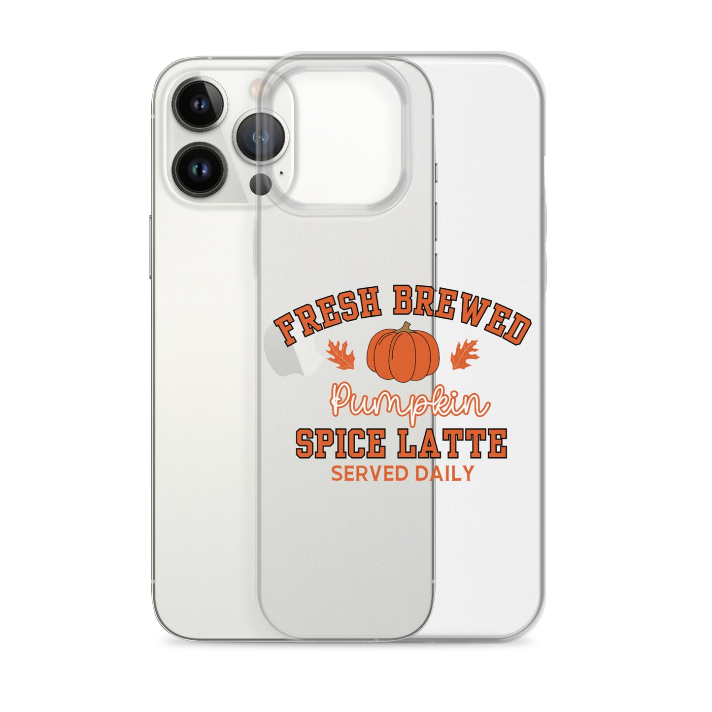 Fresh Brewed PSL Clear Case for iPhone®