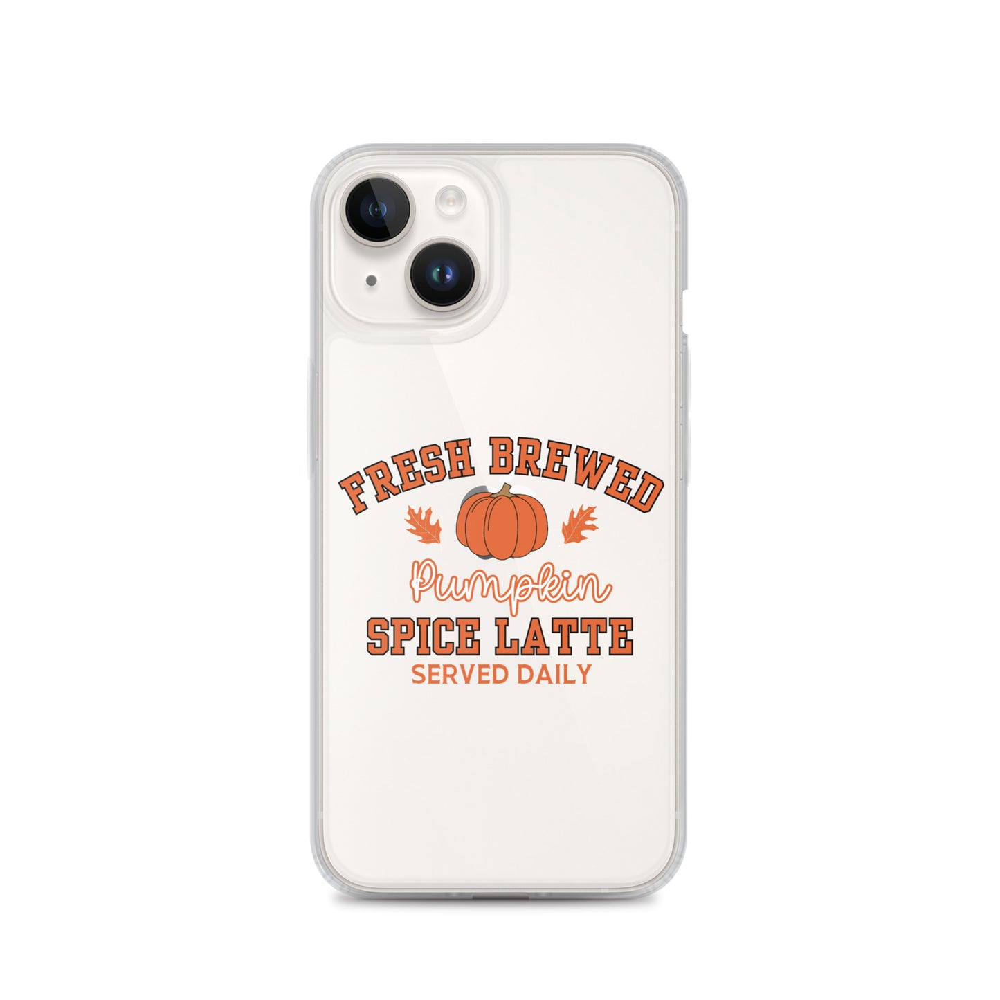 Fresh Brewed PSL Clear Case for iPhone®