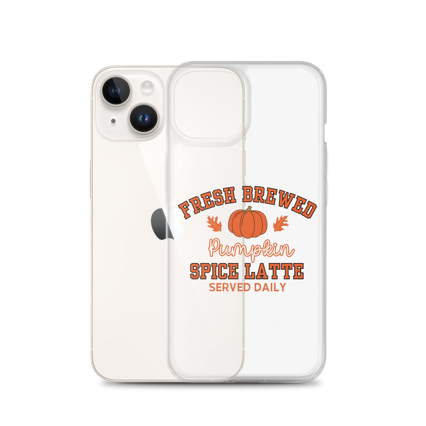 Fresh Brewed PSL Clear Case for iPhone®