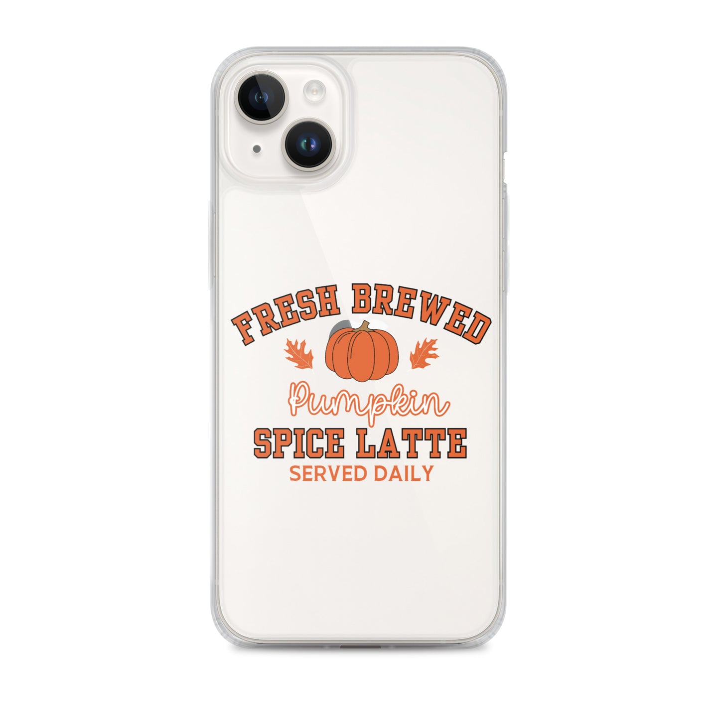 Fresh Brewed PSL Clear Case for iPhone®