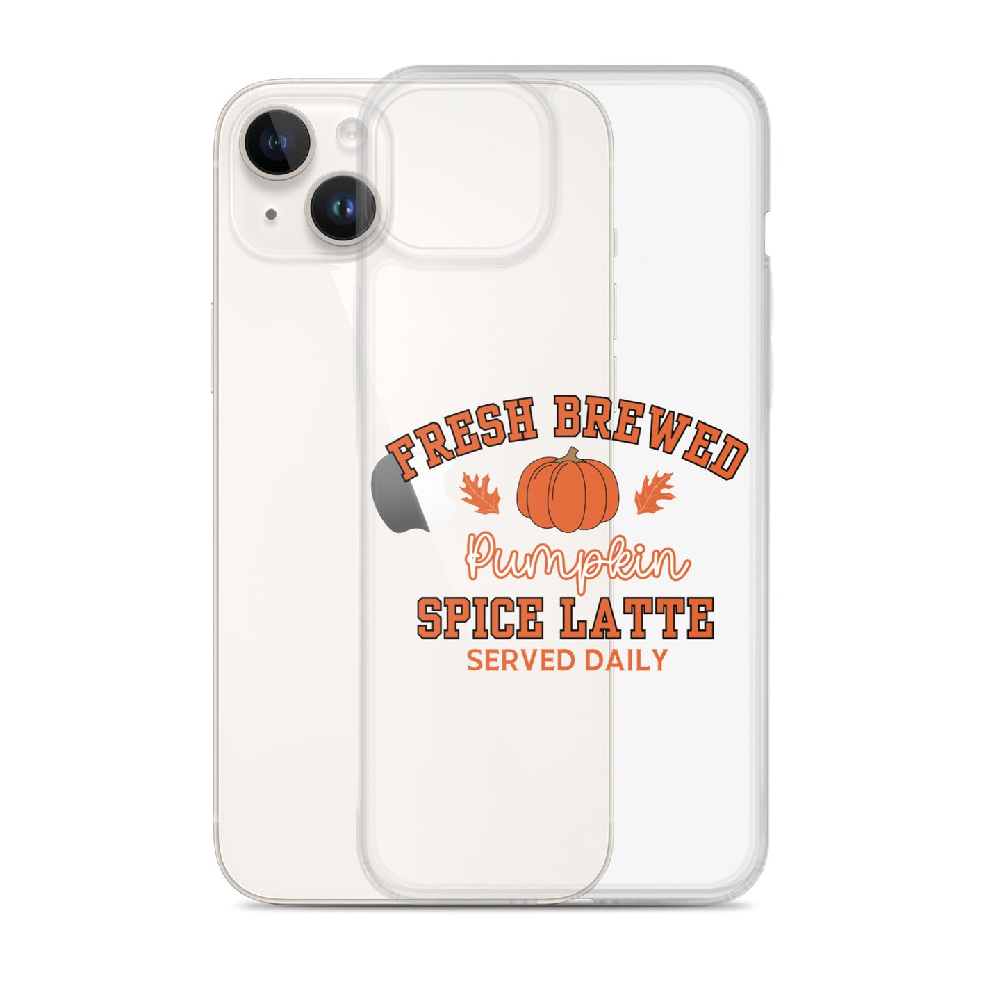 Fresh Brewed PSL Clear Case for iPhone®