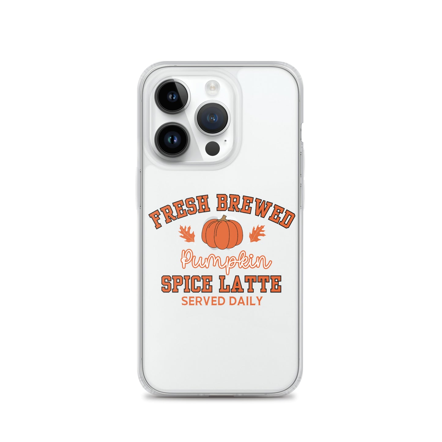 Fresh Brewed PSL Clear Case for iPhone®