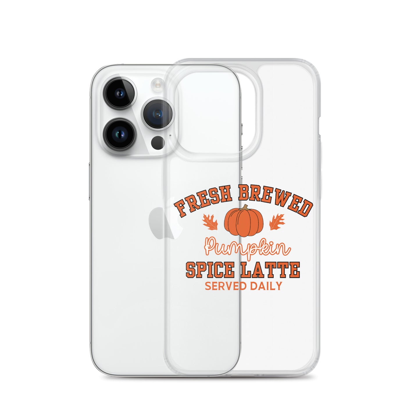 Fresh Brewed PSL Clear Case for iPhone®