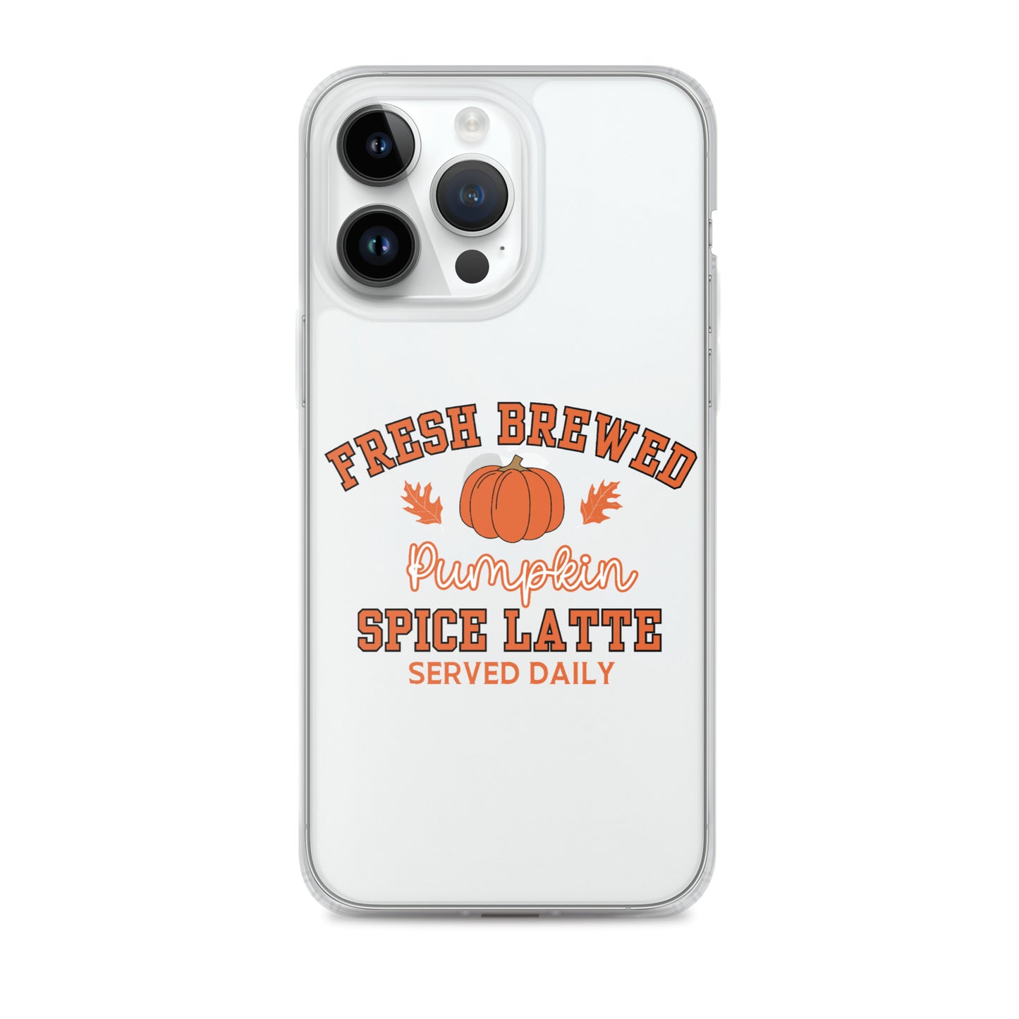 Fresh Brewed PSL Clear Case for iPhone®