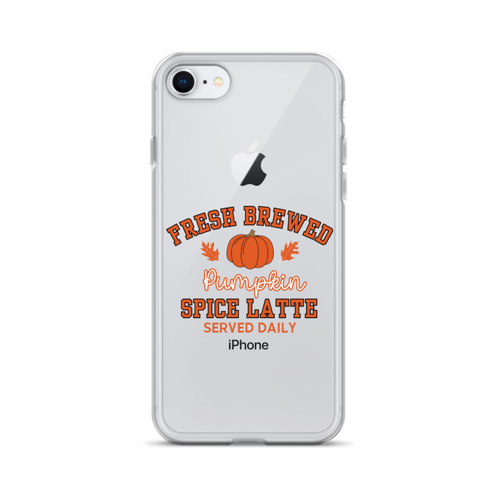 Fresh Brewed PSL Clear Case for iPhone®