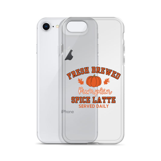 Fresh Brewed PSL Clear Case for iPhone®