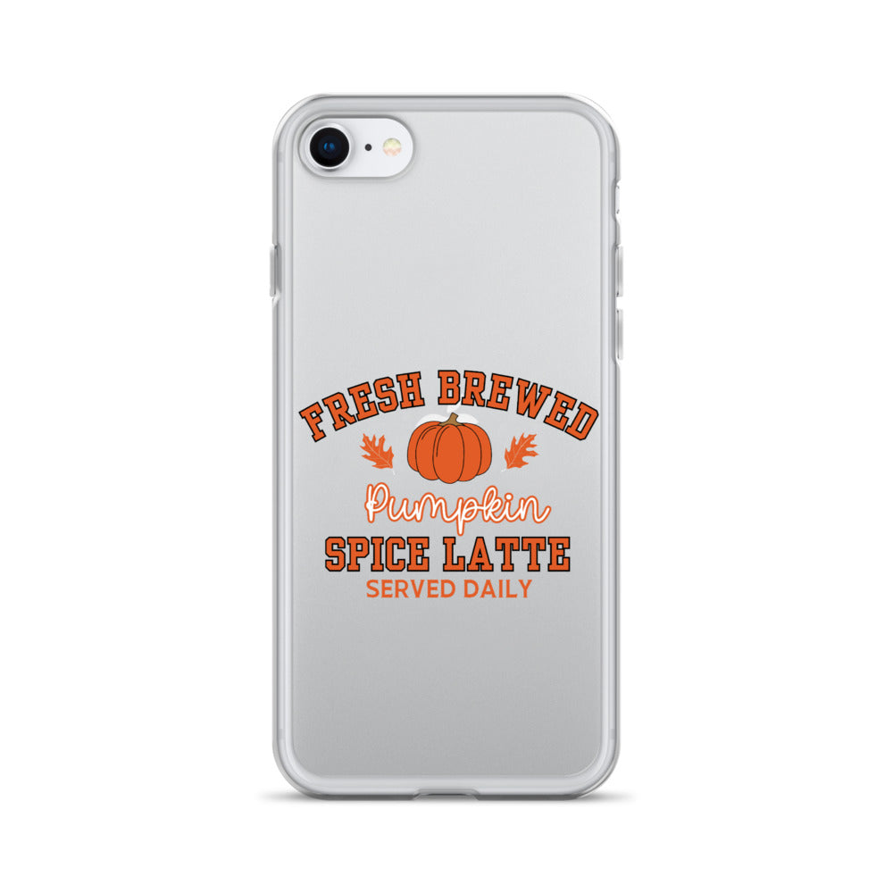 Fresh Brewed PSL Clear Case for iPhone®