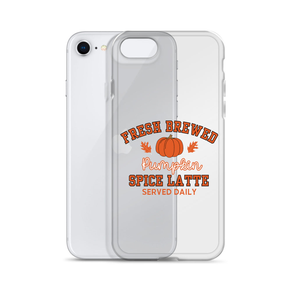 Fresh Brewed PSL Clear Case for iPhone®