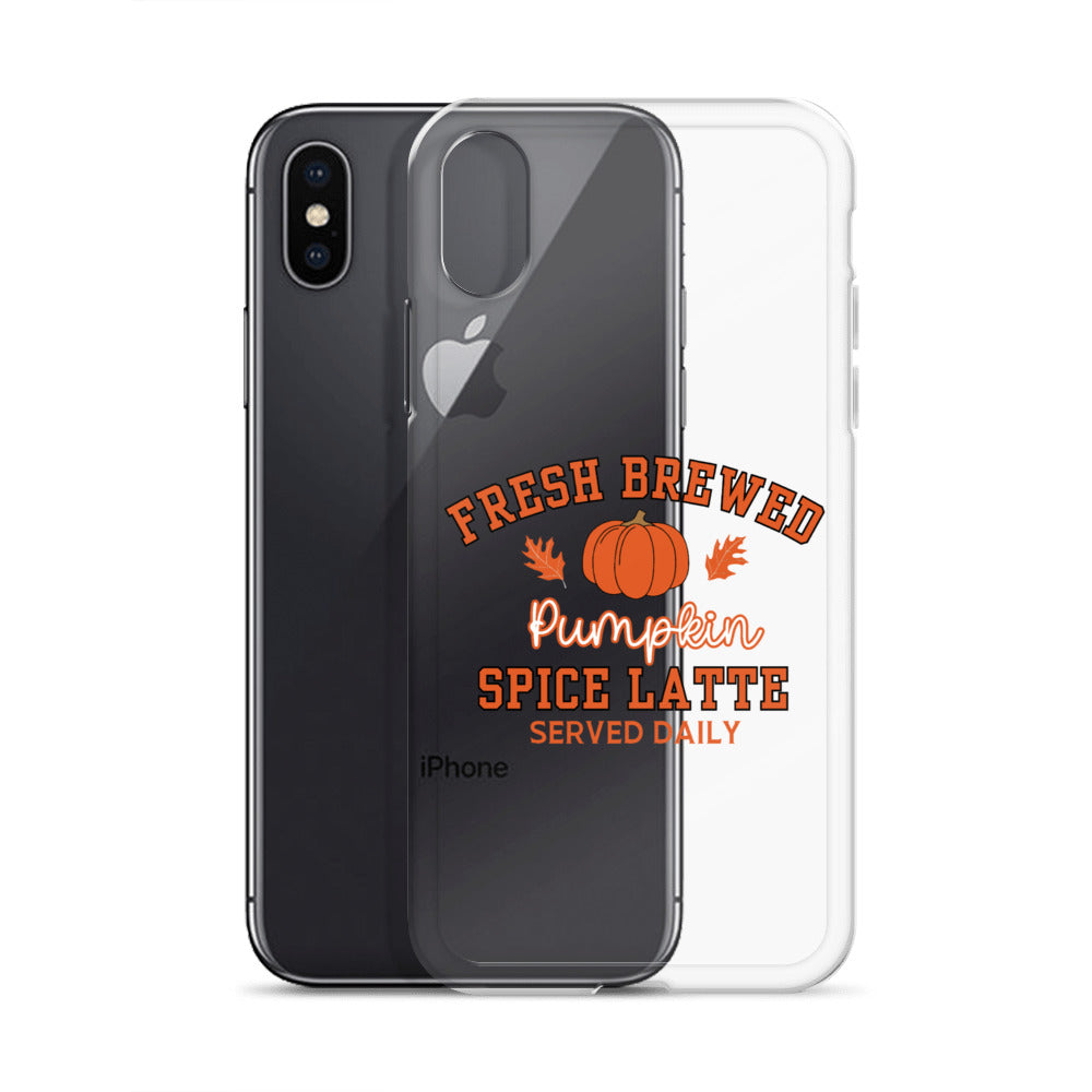 Fresh Brewed PSL Clear Case for iPhone®