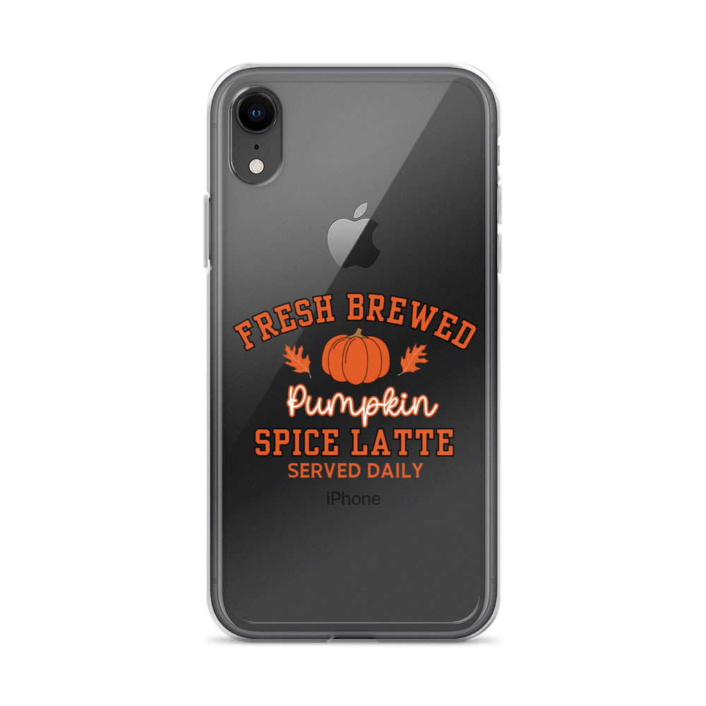 Fresh Brewed PSL Clear Case for iPhone®