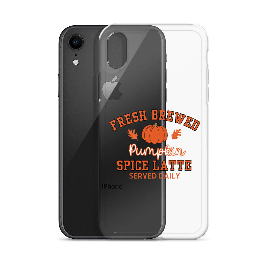 Fresh Brewed PSL Clear Case for iPhone®