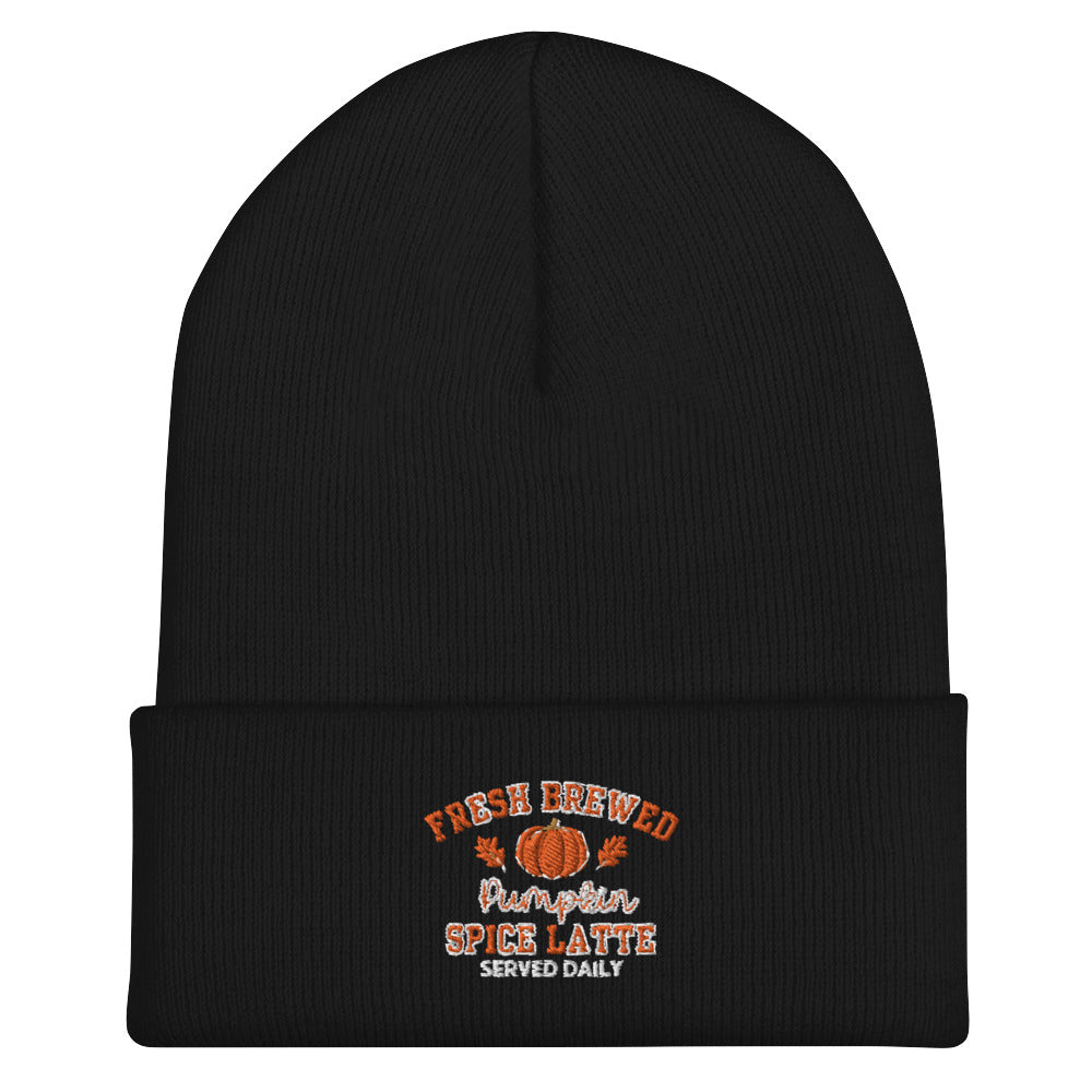 Fresh Brewed PSL Cuffed Beanie