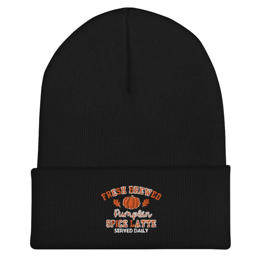 Fresh Brewed PSL Cuffed Beanie