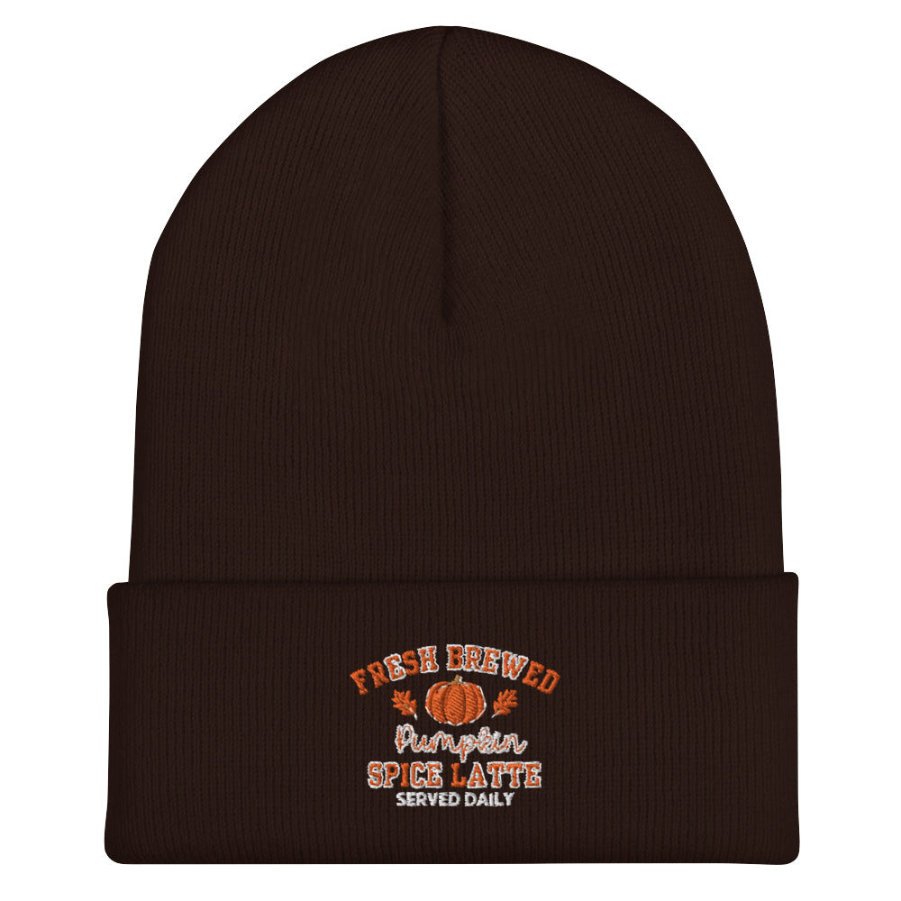 Fresh Brewed PSL Cuffed Beanie
