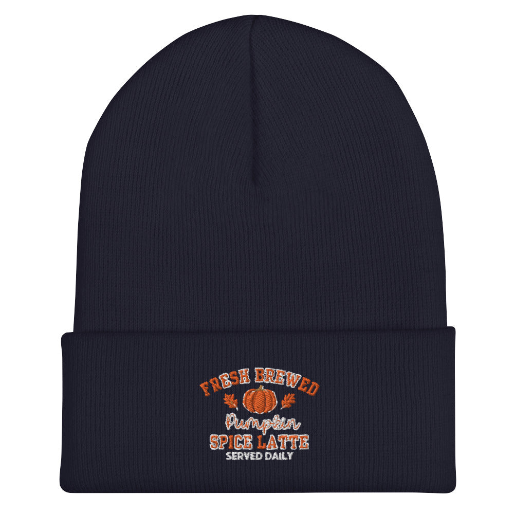 Fresh Brewed PSL Cuffed Beanie
