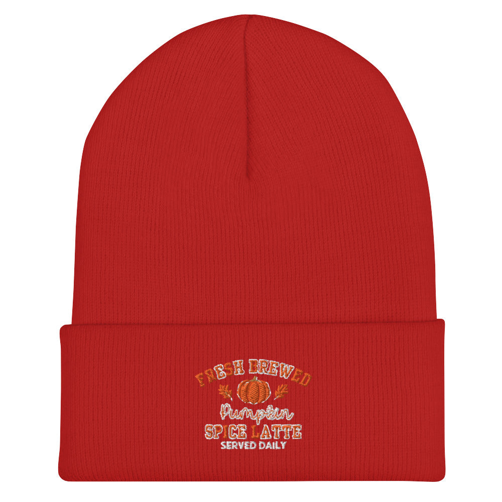 Fresh Brewed PSL Cuffed Beanie
