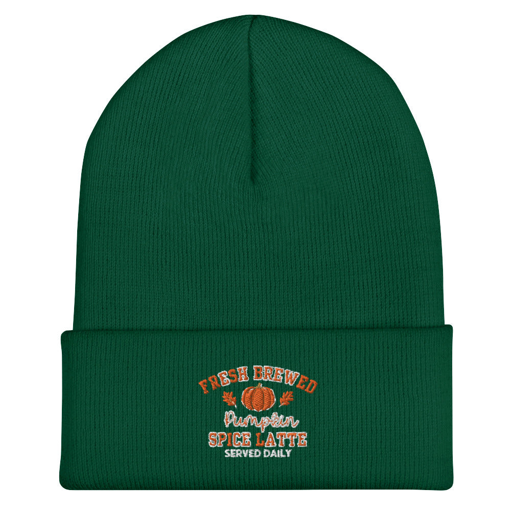Fresh Brewed PSL Cuffed Beanie
