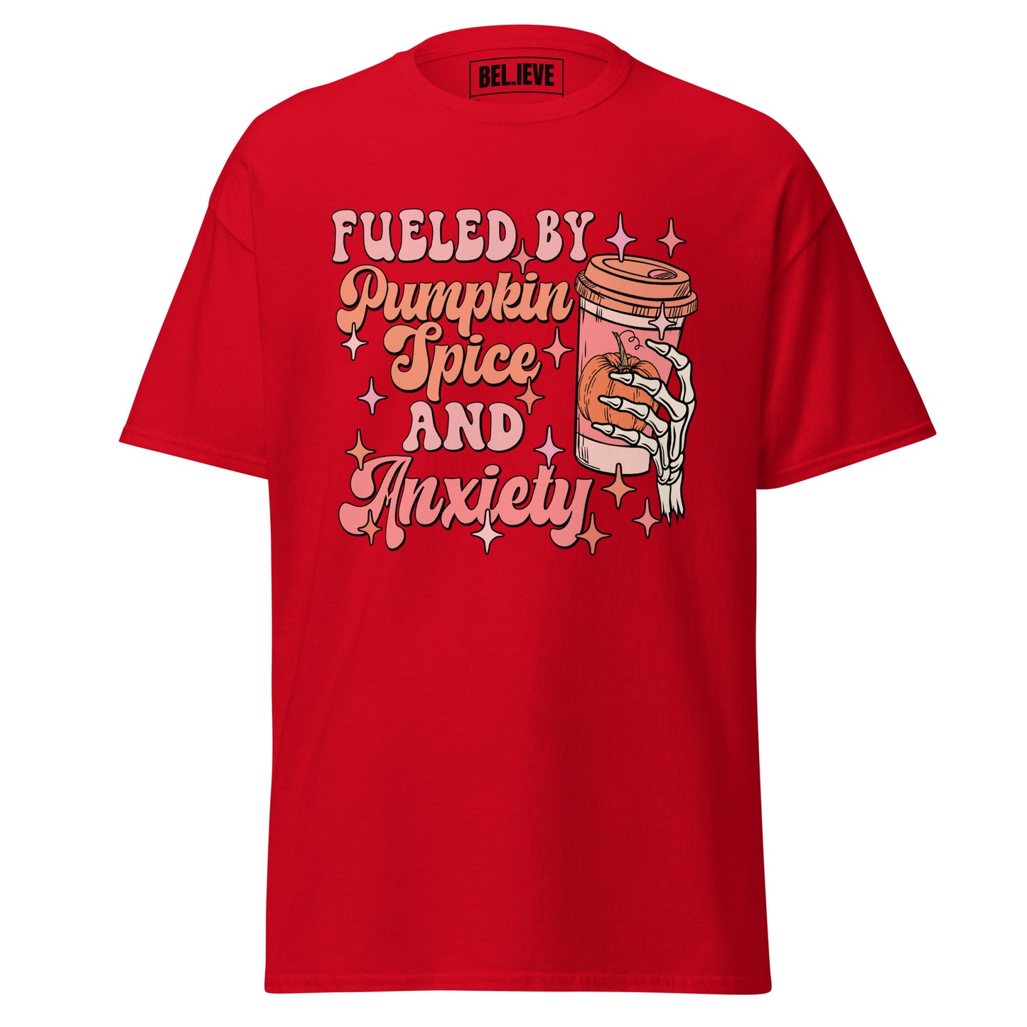 Pumpkin Spice & Anxiety Unisex Shirt
