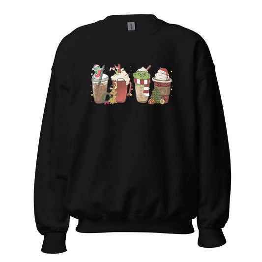 Grinch 2 Lattes Unisex Sweatshirt