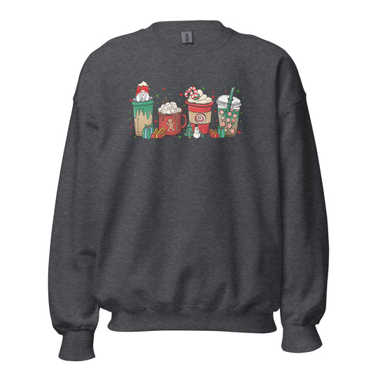 Green Christmas Drink Unisex Sweatshirt