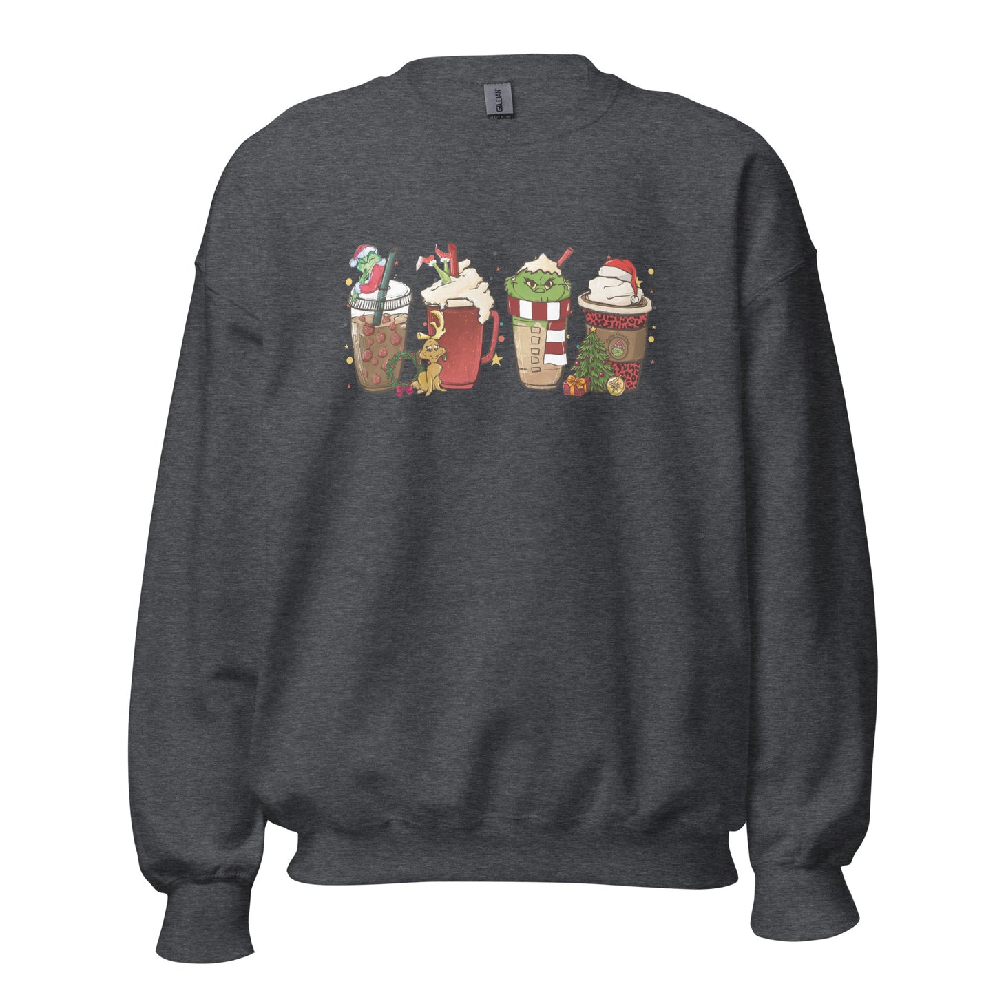 Grinch 2 Lattes Unisex Sweatshirt