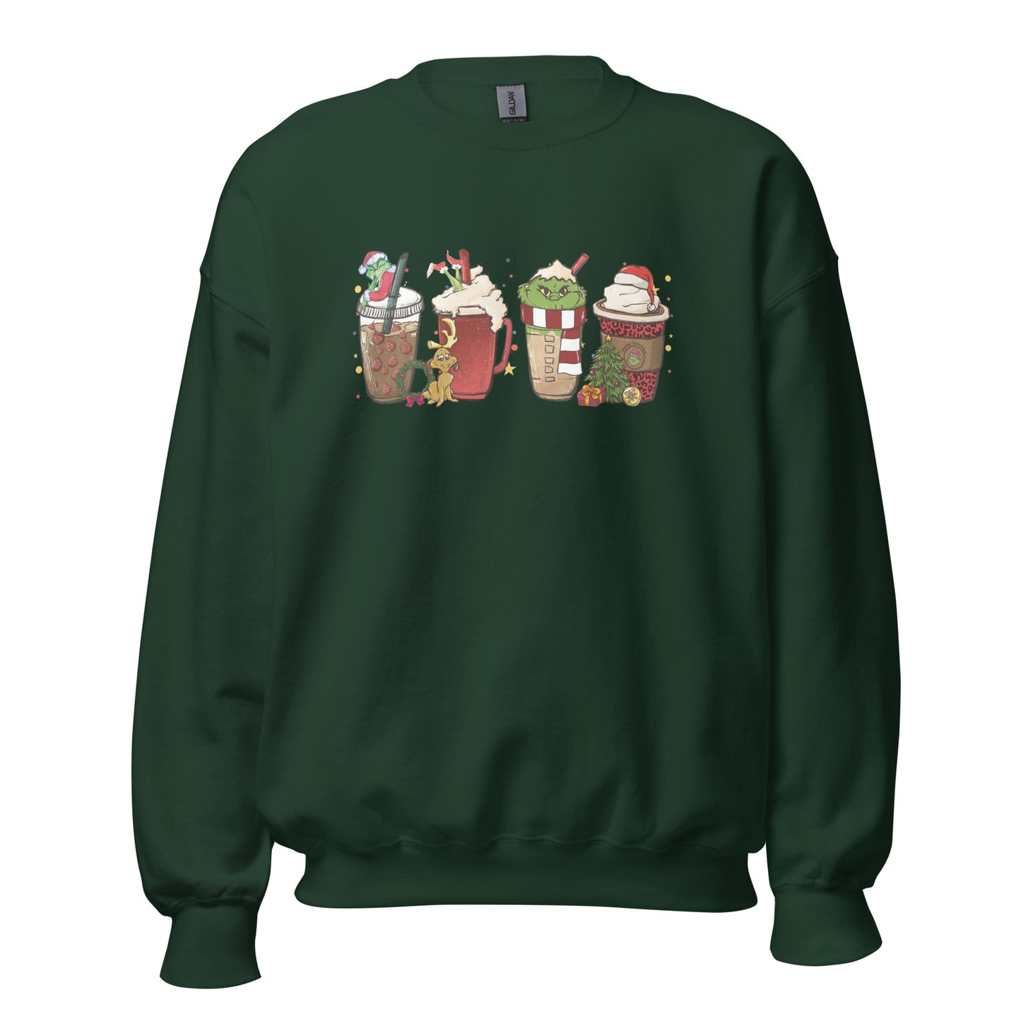 Grinch 2 Lattes Unisex Sweatshirt