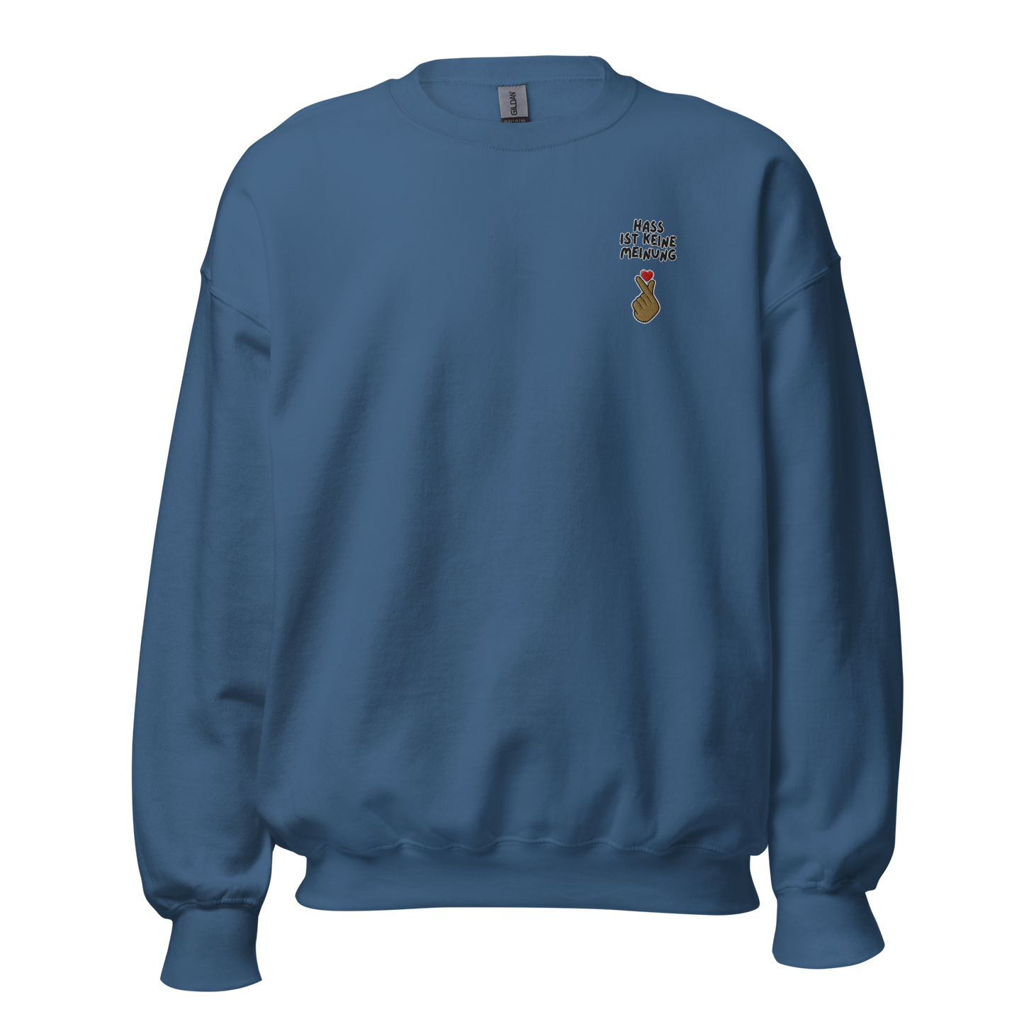 Hass ist keine Meinung Unisex Sweatshirt