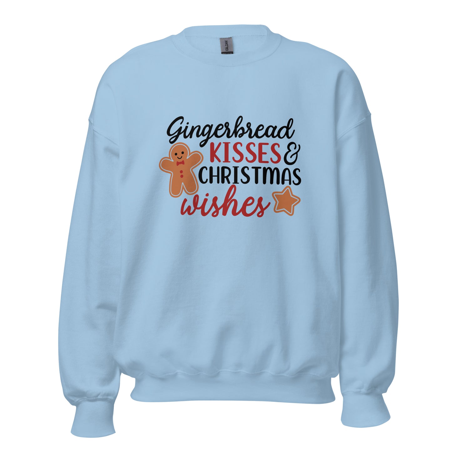 Gingerbread Christmas Wishes Unisex Sweatshirt