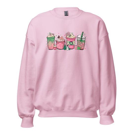 Pink Christmas Unisex Sweatshirt
